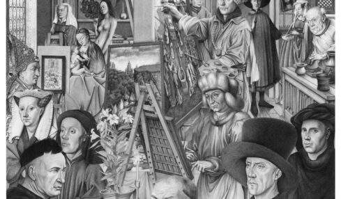Van Eyck, dessin Pierre Gillis