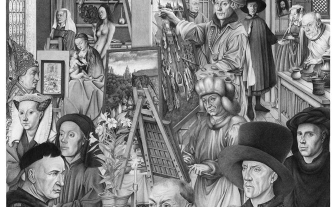 Van Eyck, dessin Pierre Gillis